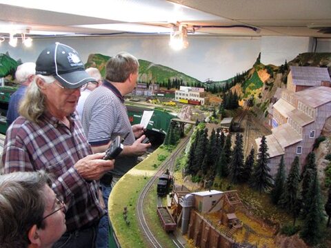 Operating session on Mike's layout